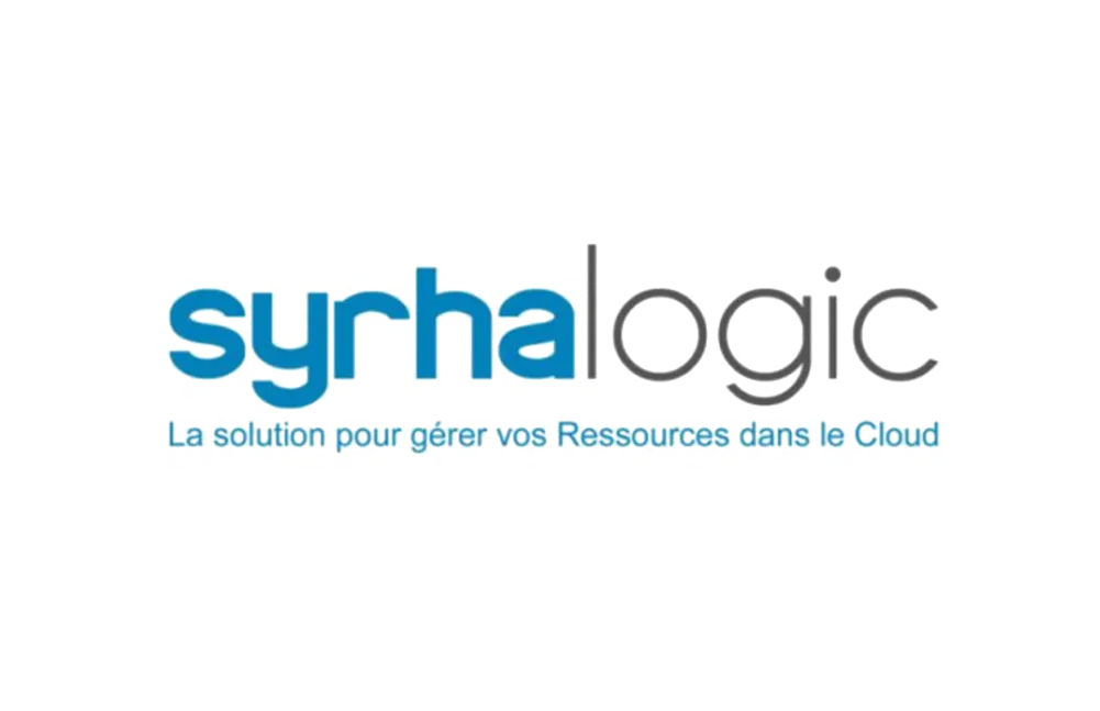 Logo de Syrhalogic avec le slogan 'La solution pour gérer vos Ressources dans le Cloud'.